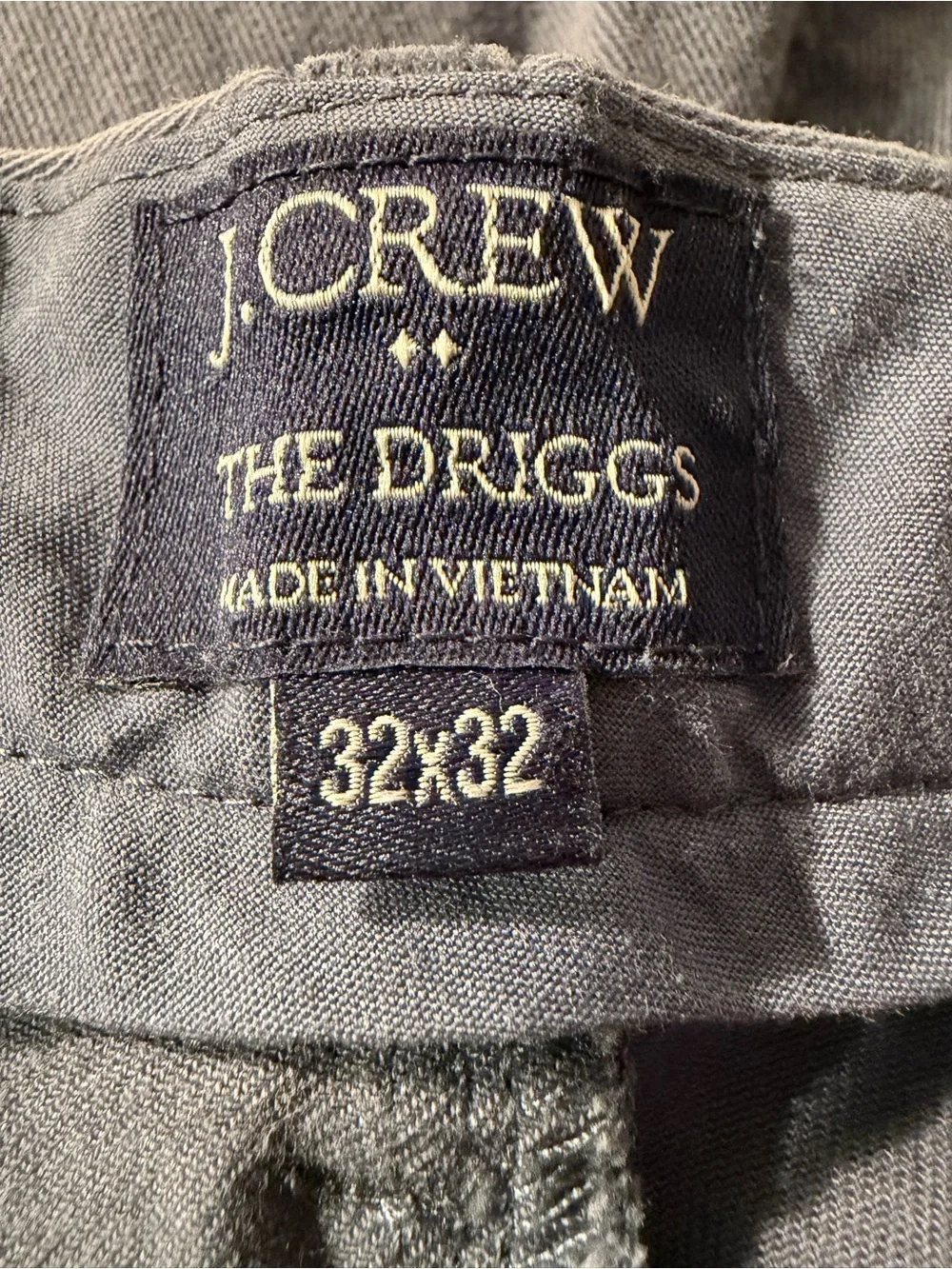 J. Crew Men's Chino Pants - Dark Blue. 32X32